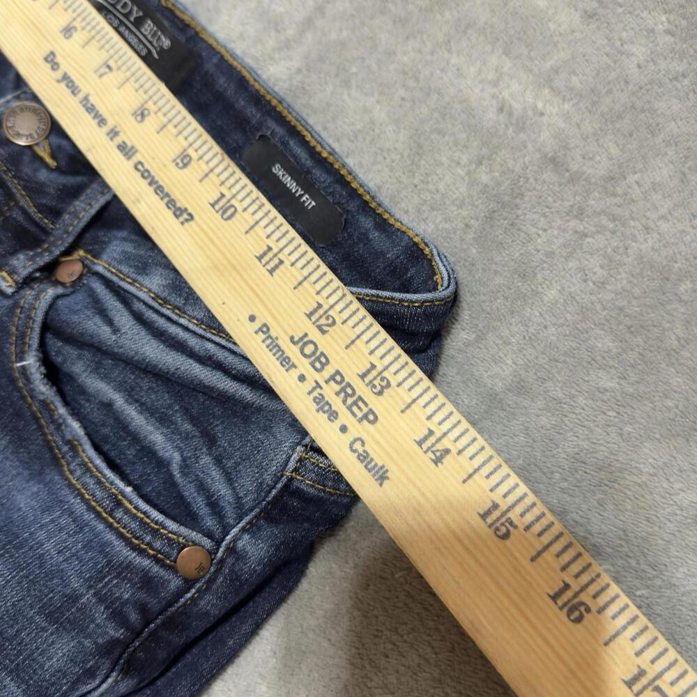 Judy Blue Skinny Jeans 7/28 High Rise Dark Wash Stretch Style JB88527 - Picture 7 of 9